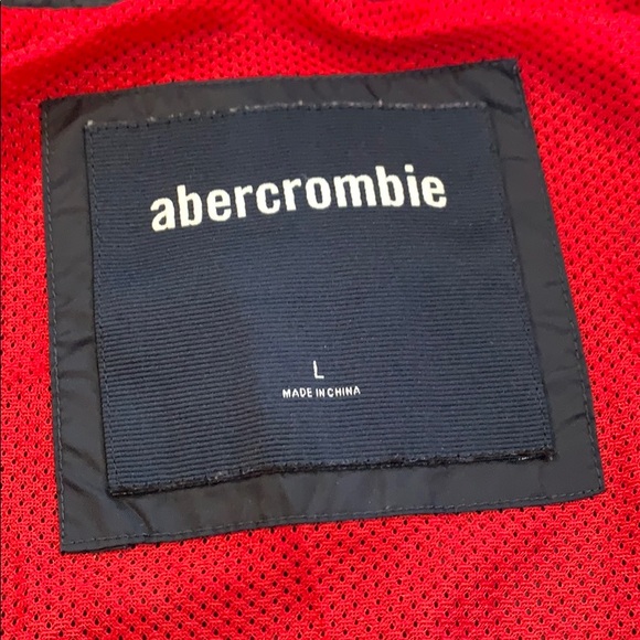 ABERCROMBIE ~ Water/Wind Resistant Jacket L - Picture 6 of 8